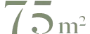 75 m²